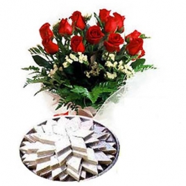 Buy Flower Combo, Rose and Sweets Combo