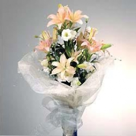 Assorted  Lilies Wrap